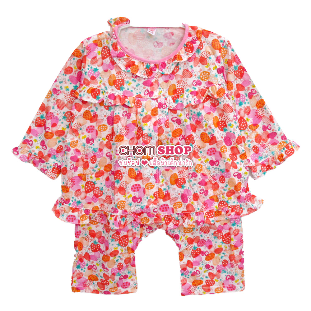 สตรอเบอรี่กับดอกไม้